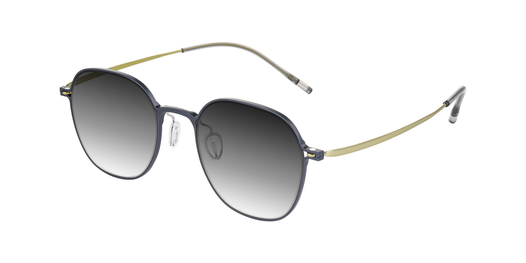 Angle of Lytle in Slate Blue/Olive with Gray Gradient Lenses