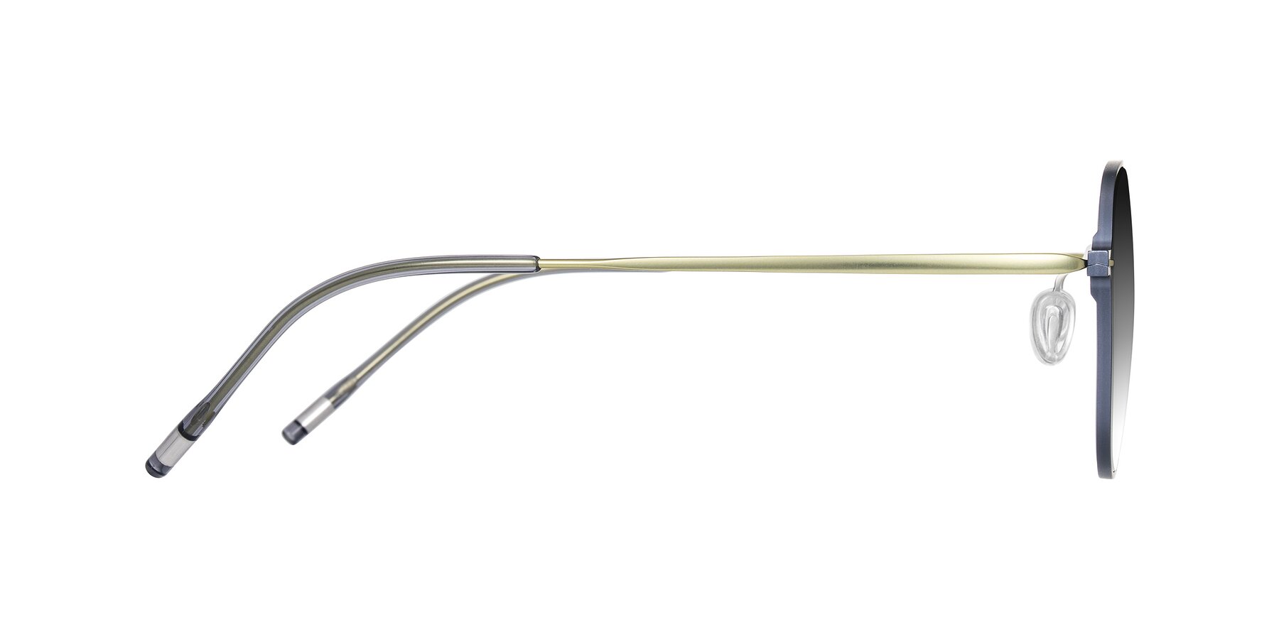 Side of Lytle in Slate Blue/Olive with Gray Gradient Lenses