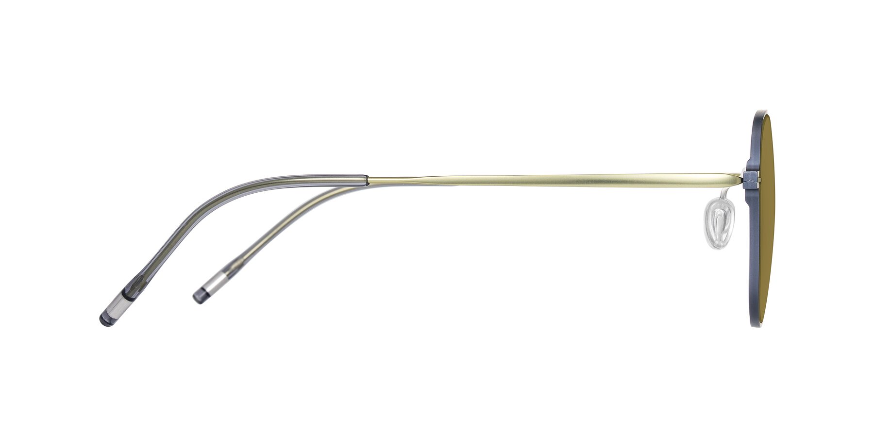Side of Lytle in Slate Blue/Olive with Brown Polarized Lenses