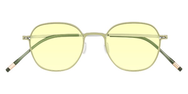 Front of Lytle in Matte Olive/Silver