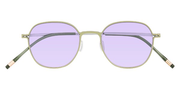 Front of Lytle in Matte Olive/Silver