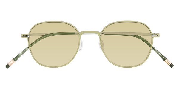 Front of Lytle in Matte Olive/Silver