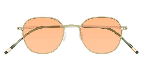 Front of Lytle in Matte Olive/Silver