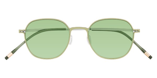Front of Lytle in Matte Olive/Silver