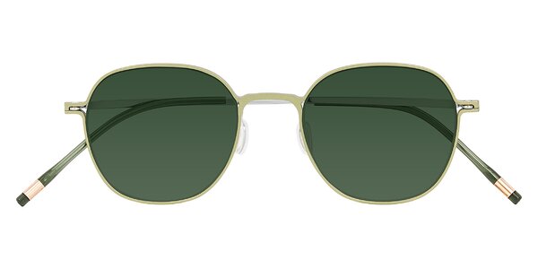 Front of Lytle in Matte Olive/Silver