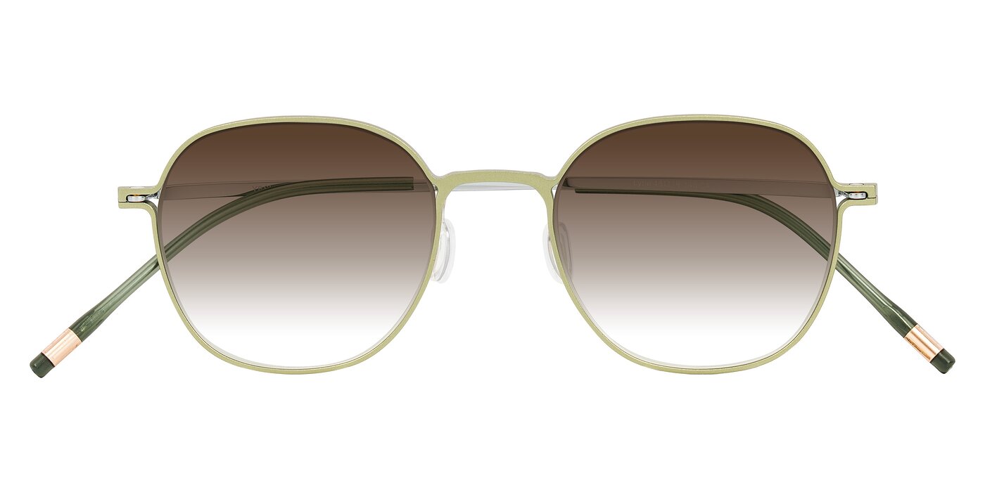 Lytle - Matte Olive/Silver Gradient Sunglasses