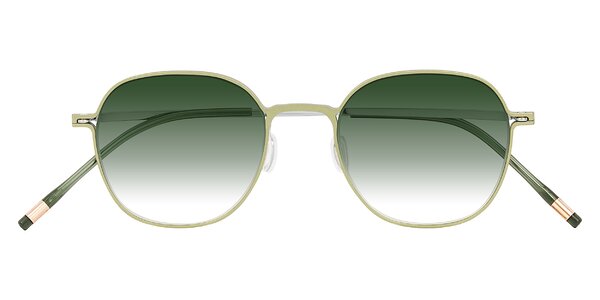 Front of Lytle in Matte Olive/Silver