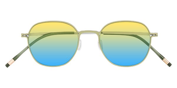 Front of Lytle in Matte Olive/Silver