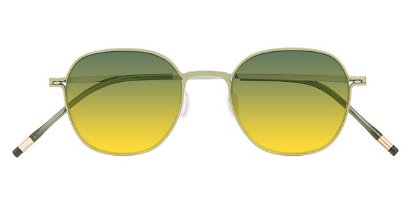 Front of Lytle in Matte Olive/Silver