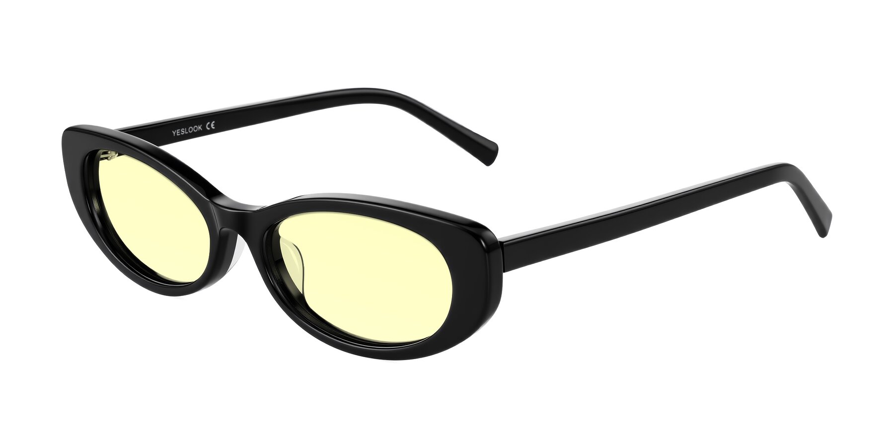 Angle of Buffalo in Black with Light Yellow Tinted Lenses
