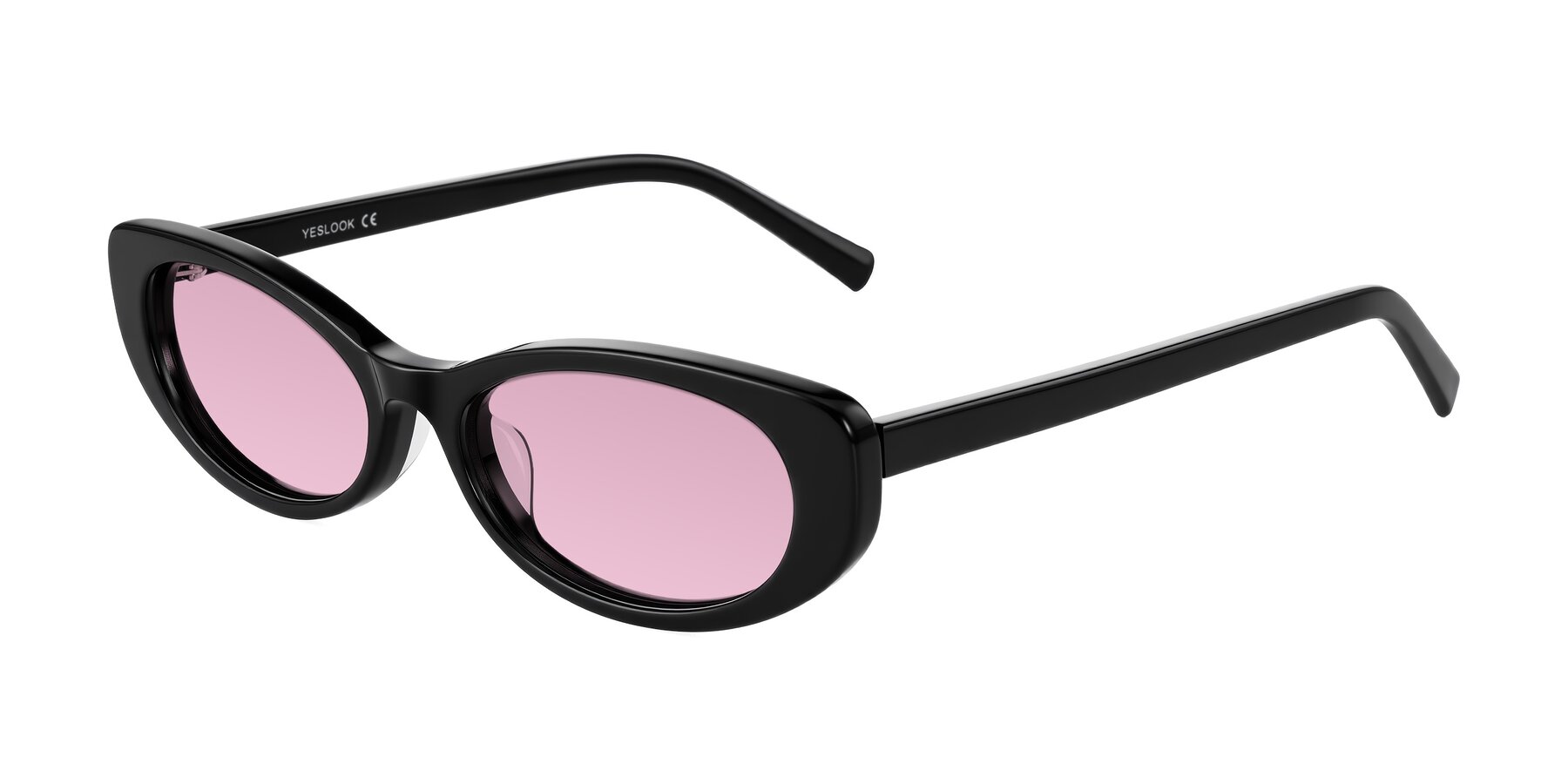 Angle of Buffalo in Black with Light Wine Tinted Lenses