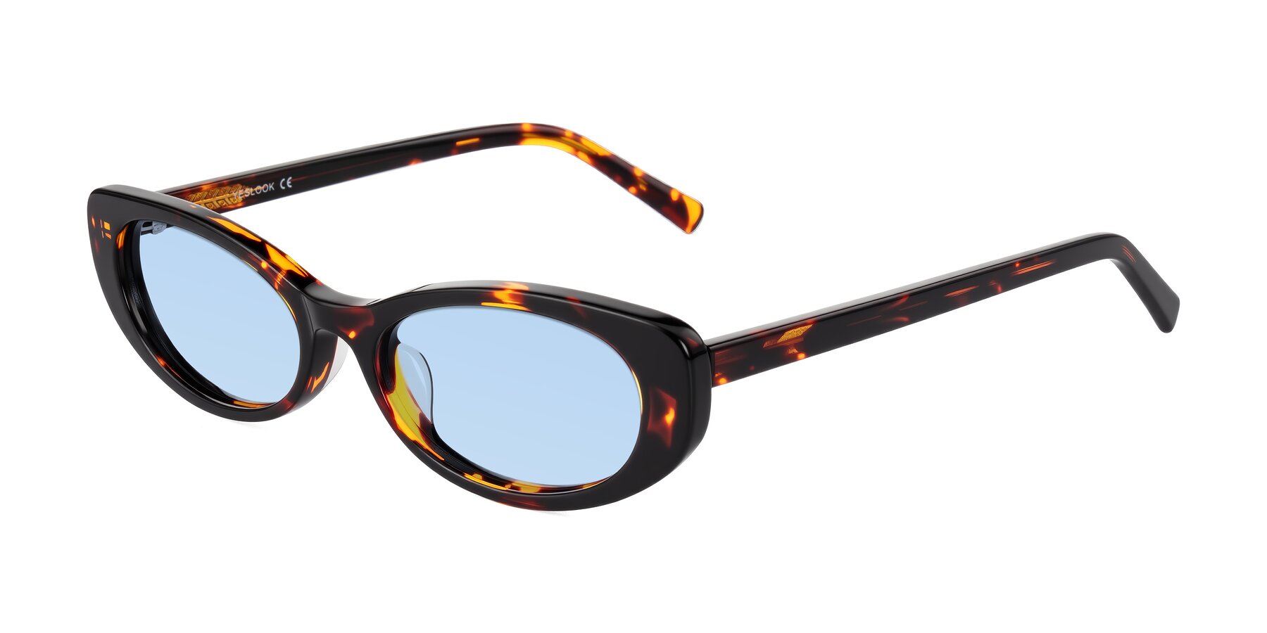 Angle of Buffalo in Tortoise with Light Blue Tinted Lenses
