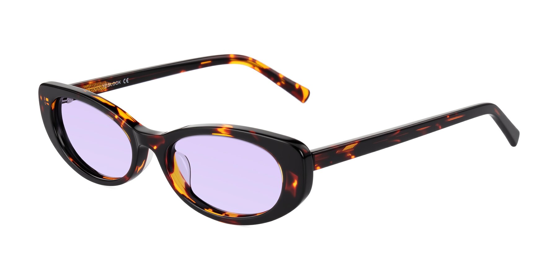 Angle of Buffalo in Tortoise with Light Purple Tinted Lenses