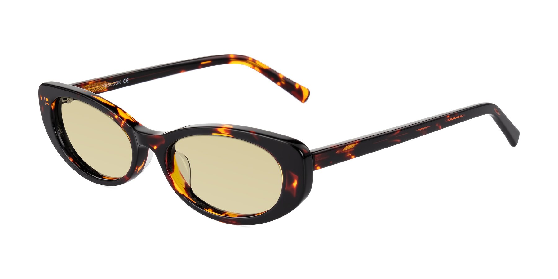 Angle of Buffalo in Tortoise with Light Champagne Tinted Lenses
