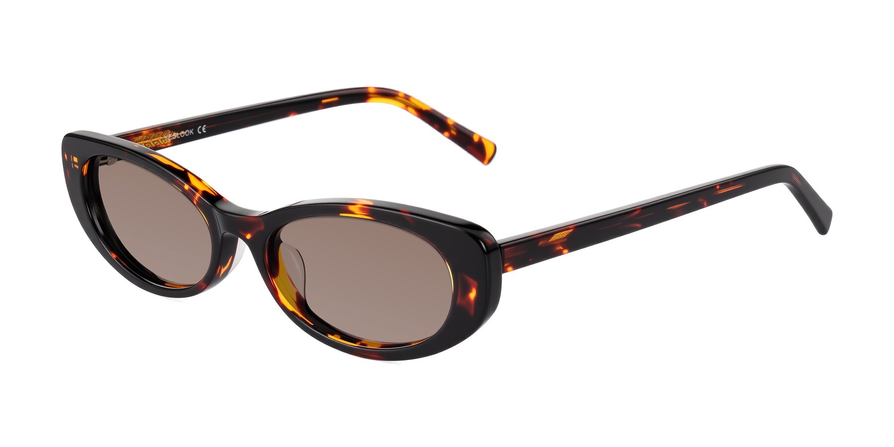 Angle of Buffalo in Tortoise with Medium Brown Tinted Lenses