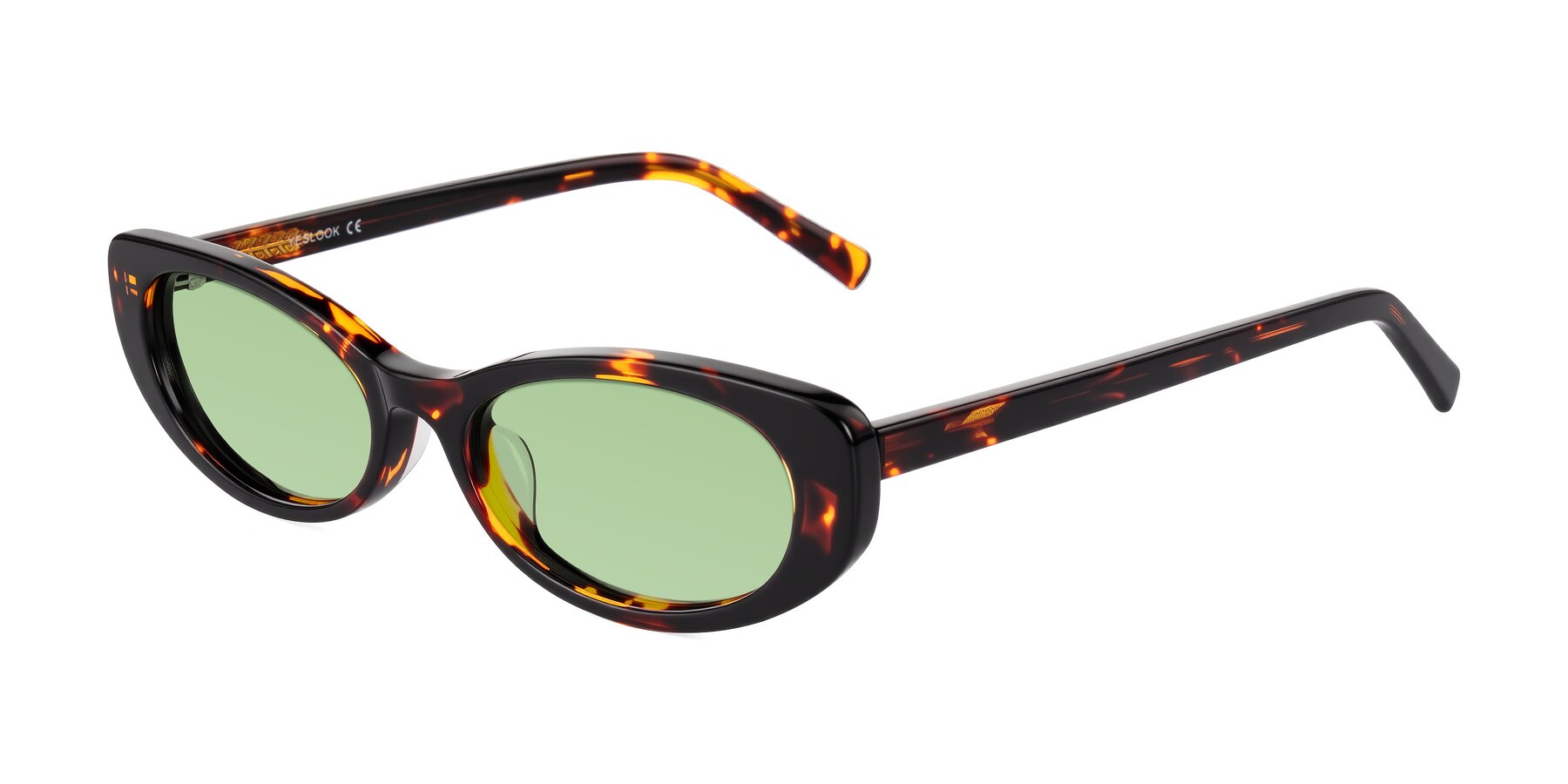 Angle of Buffalo in Tortoise with Medium Green Tinted Lenses