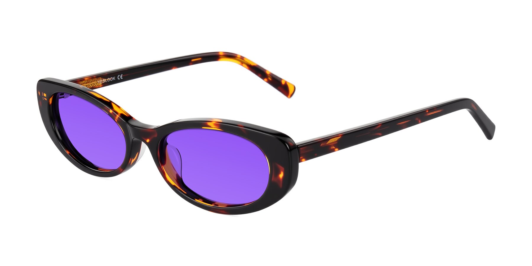 Angle of Buffalo in Tortoise with Purple Tinted Lenses