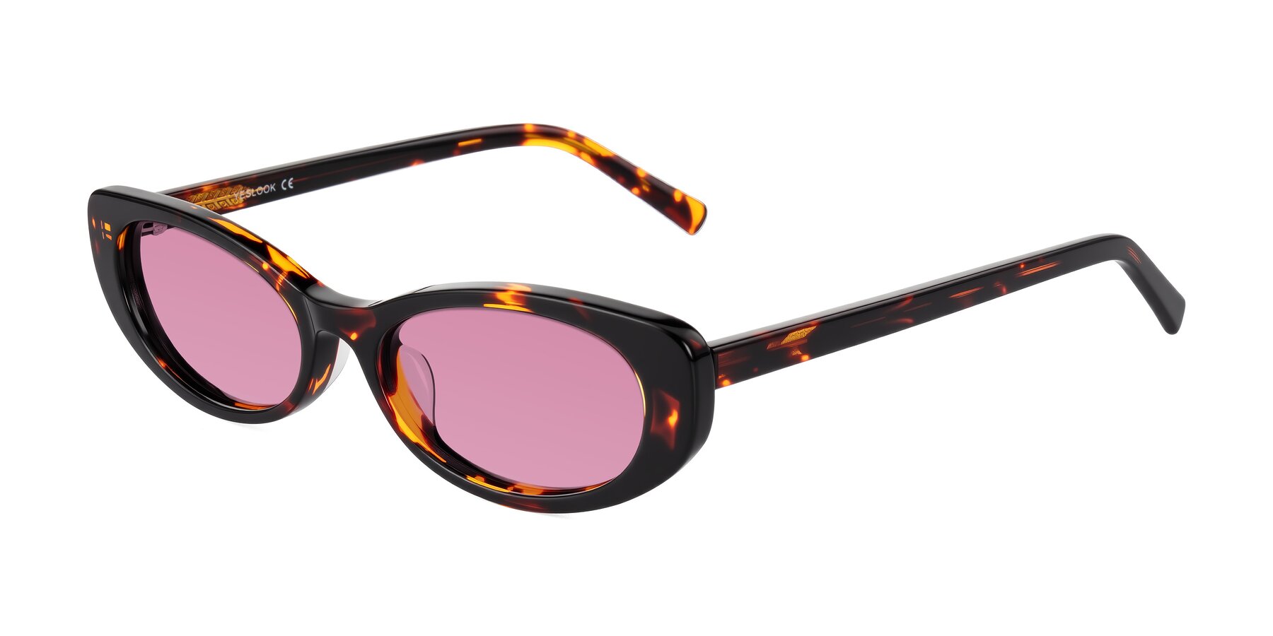 Angle of Buffalo in Tortoise with Medium Wine Tinted Lenses