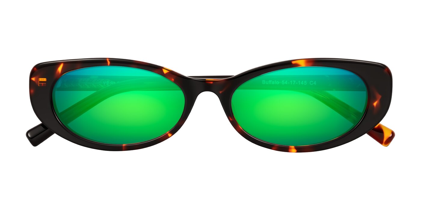 Buffalo - Tortoise Flash Mirrored Sunglasses
