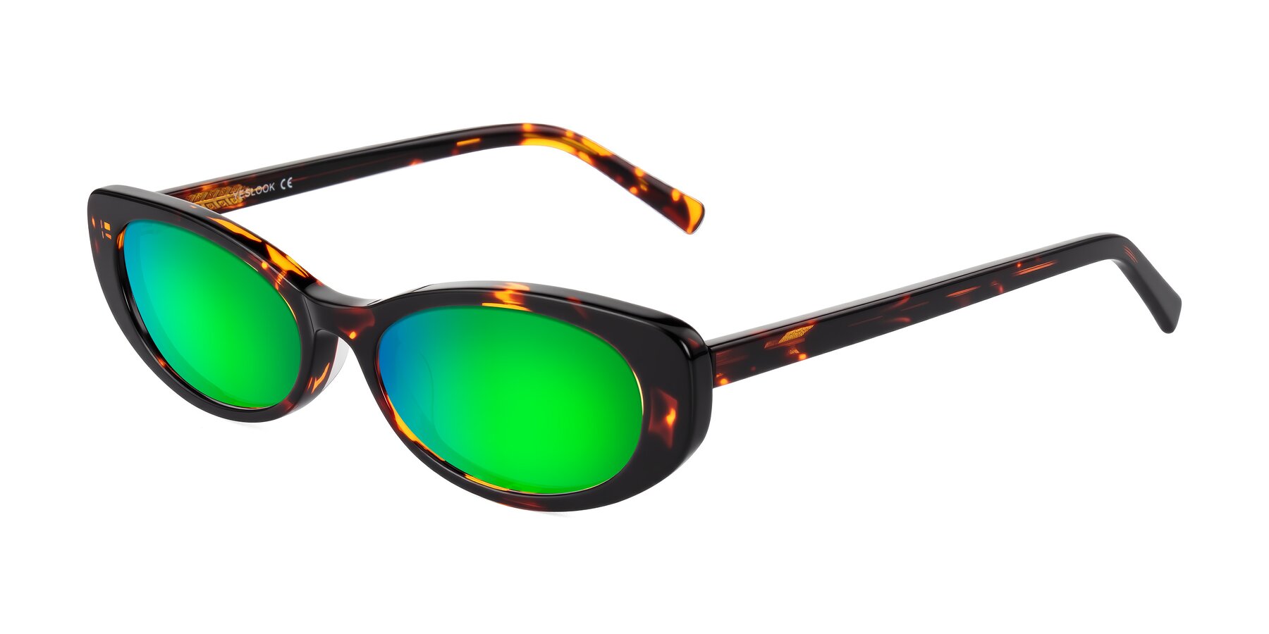 Angle of Buffalo in Tortoise with Green Mirrored Lenses