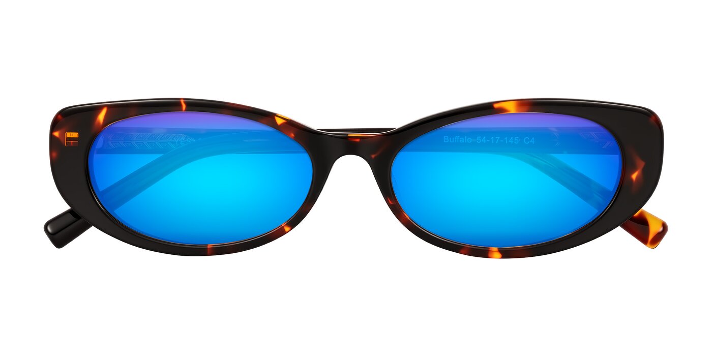 Buffalo - Tortoise Flash Mirrored Sunglasses