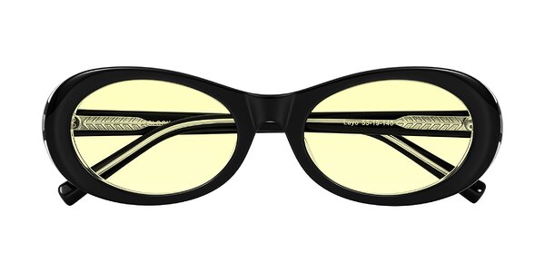 Front of Layo in Black/Clear