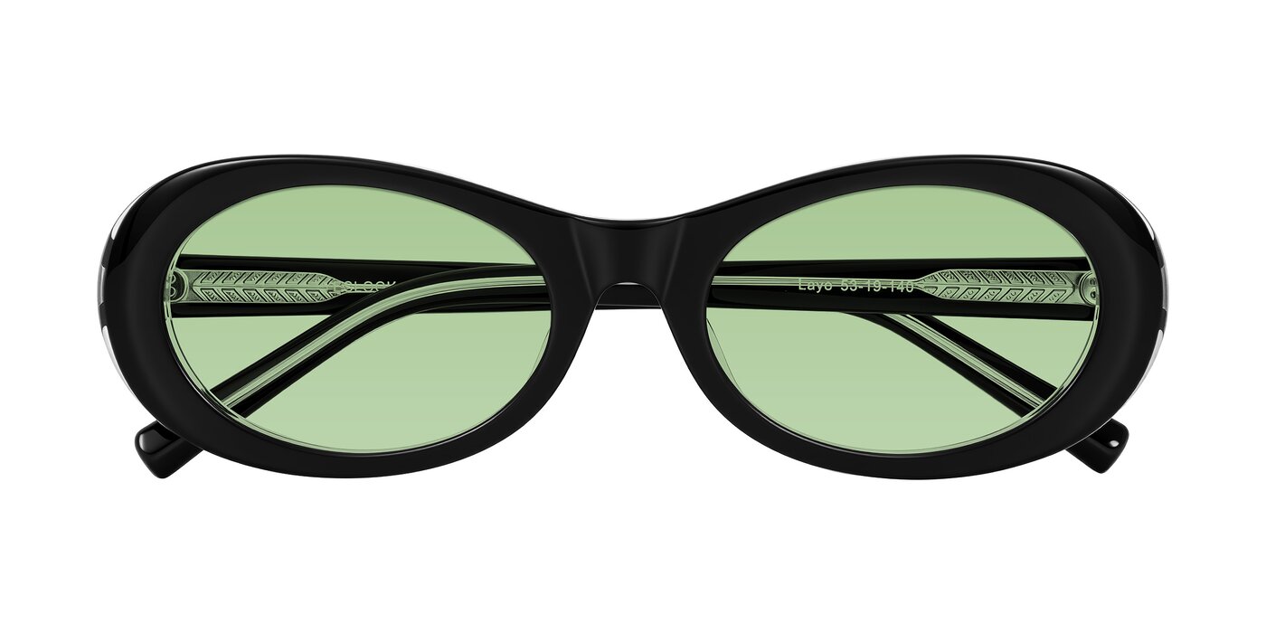 Layo - Black/Clear Tinted Sunglasses