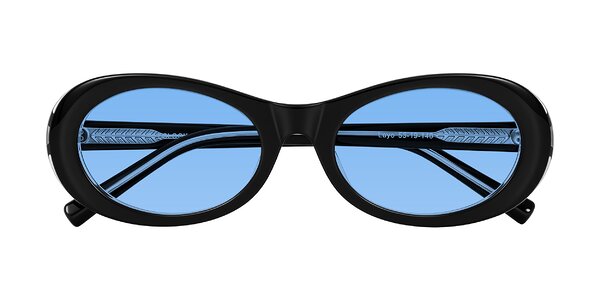 Front of Layo in Black/Clear