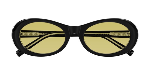 Front of Layo in Black/Clear