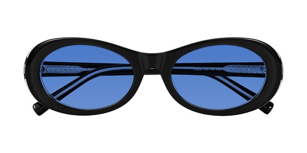 Front of Layo in Black/Clear