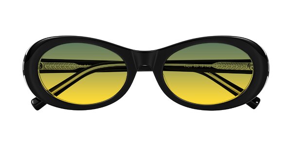 Front of Layo in Black/Clear