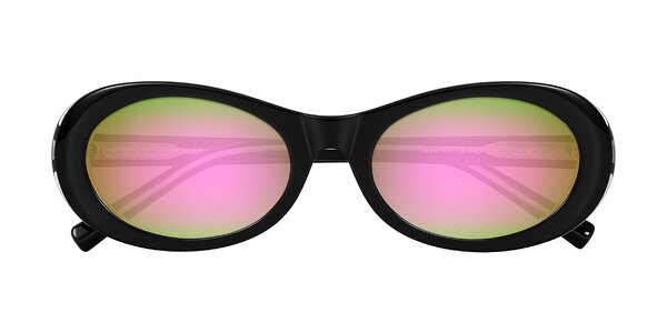 Front of Layo in Black/Clear