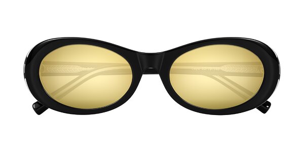 Front of Layo in Black/Clear