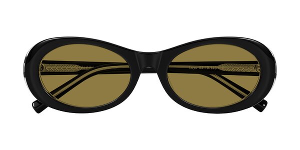Front of Layo in Black/Clear