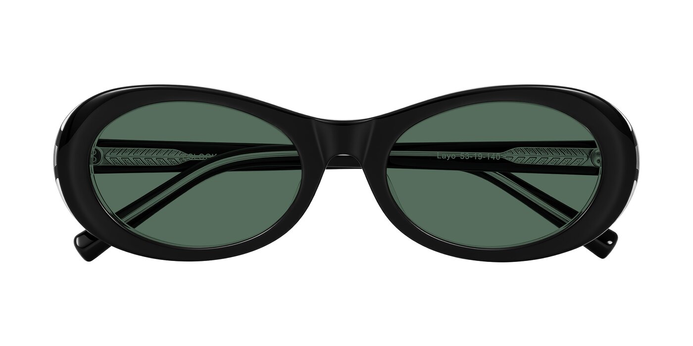 Layo - Black/Clear Polarized Sunglasses
