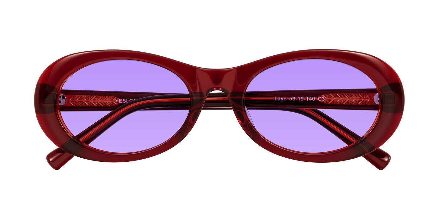 Layo - Wine Tinted Sunglasses