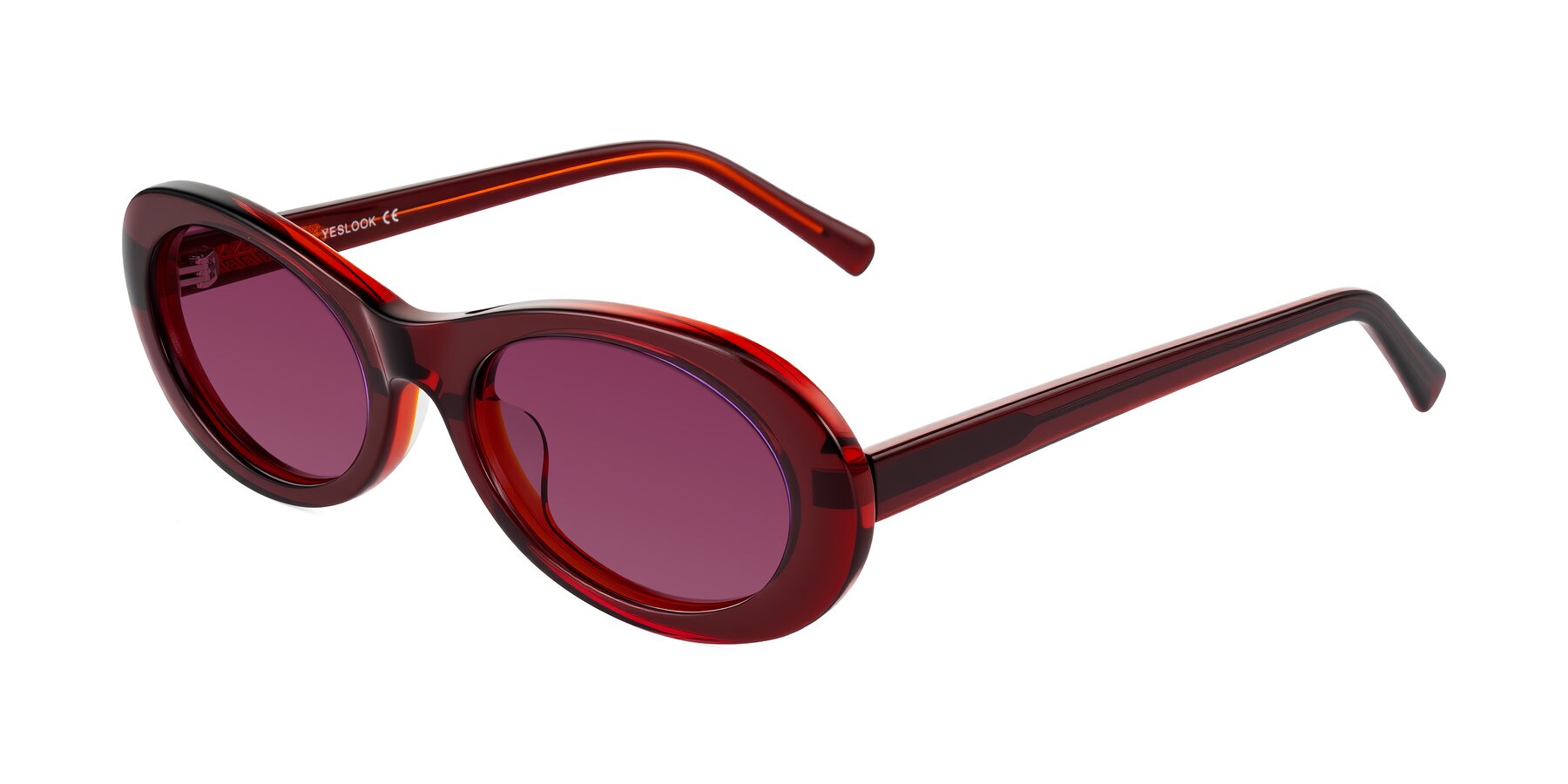 Angle of Layo in Wine with Wine Tinted Lenses
