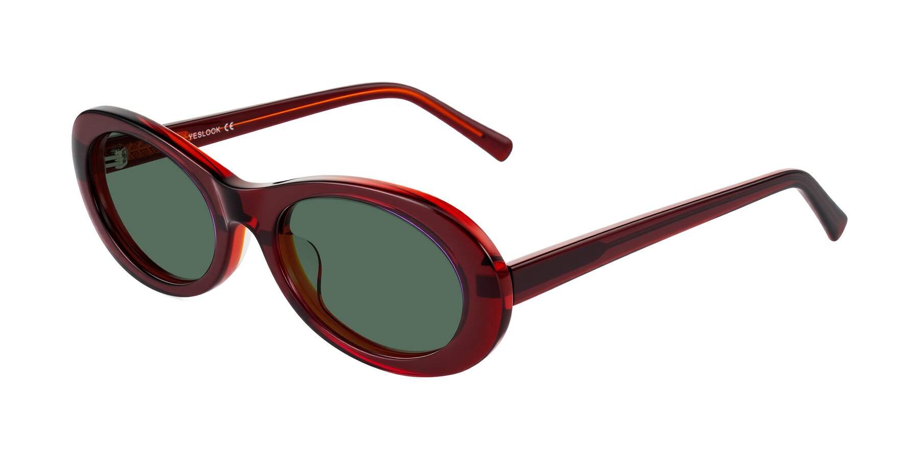 Angle of Layo in Wine with Green Polarized Lenses