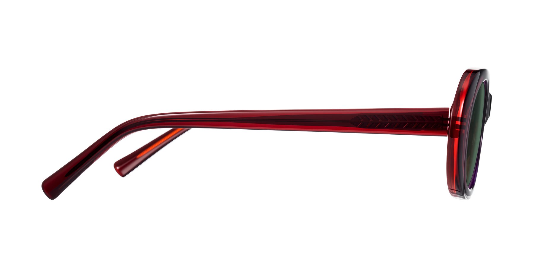 Side of Layo in Wine with Green Polarized Lenses