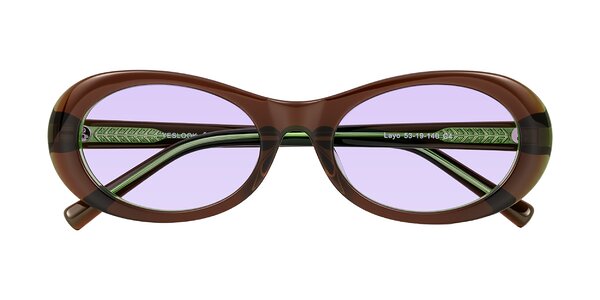 Front of Layo in Brown/Green