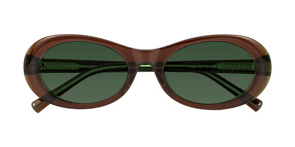 Front of Layo in Brown/Green