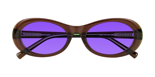 Front of Layo in Brown/Green