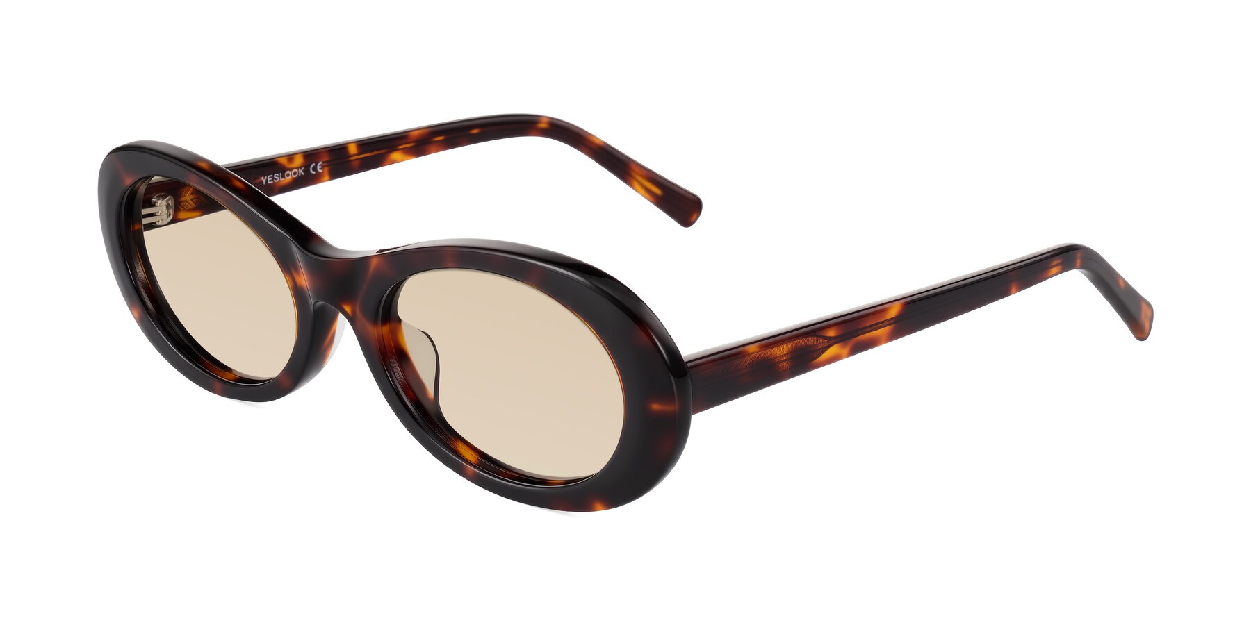 Angle of Layo in Tortoise with Light Brown Tinted Lenses