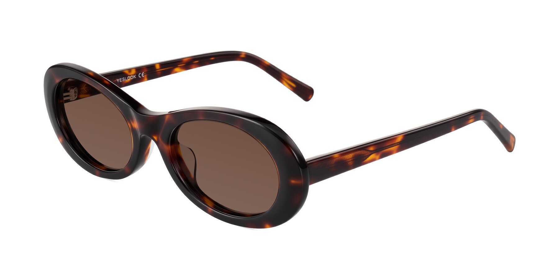 Angle of Layo in Tortoise with Brown Tinted Lenses