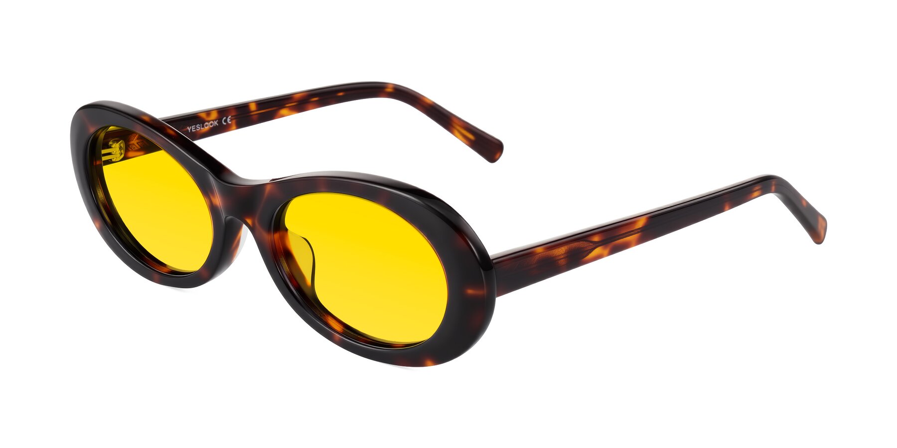 Angle of Layo in Tortoise with Yellow Tinted Lenses