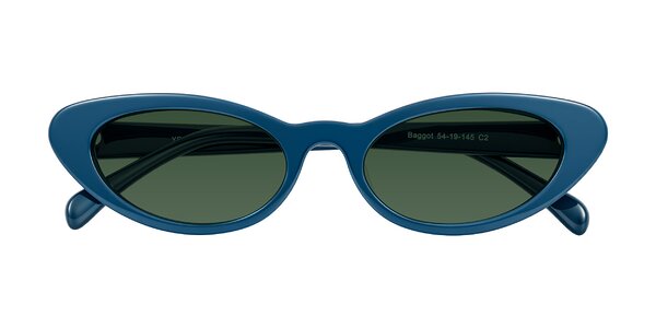 Front of Baggot in Yale Blue