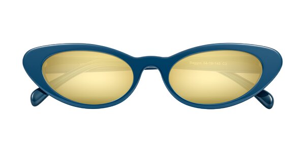 Front of Baggot in Yale Blue