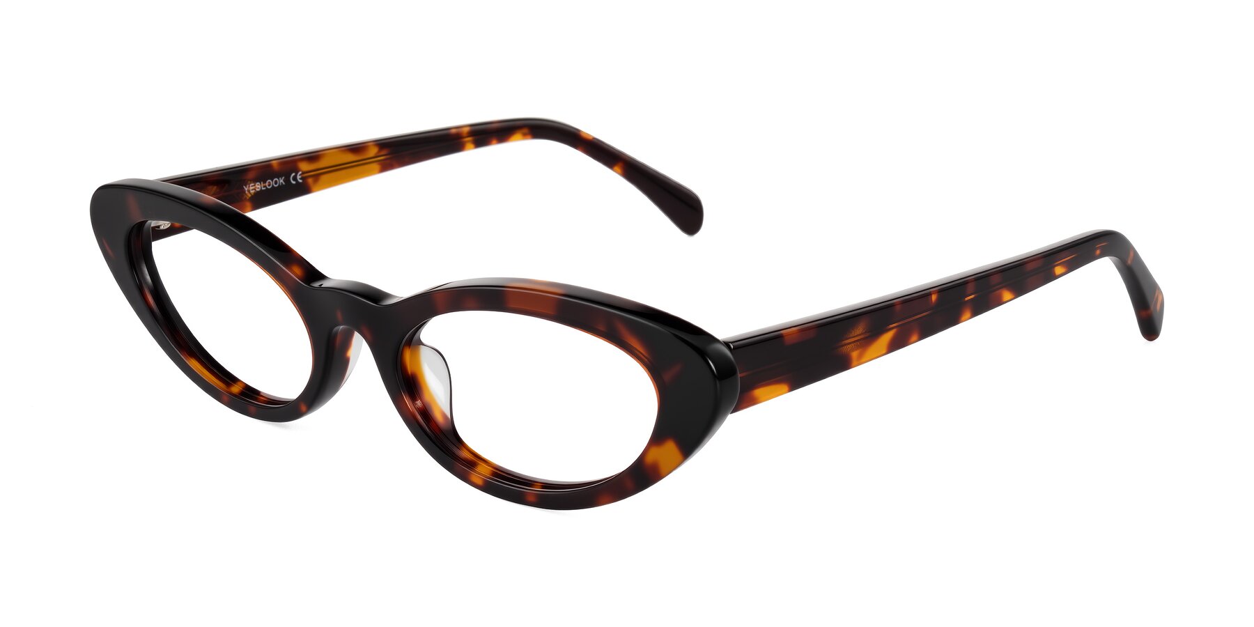 Angle of Baggot in Tortoise with Clear Reading Eyeglass Lenses