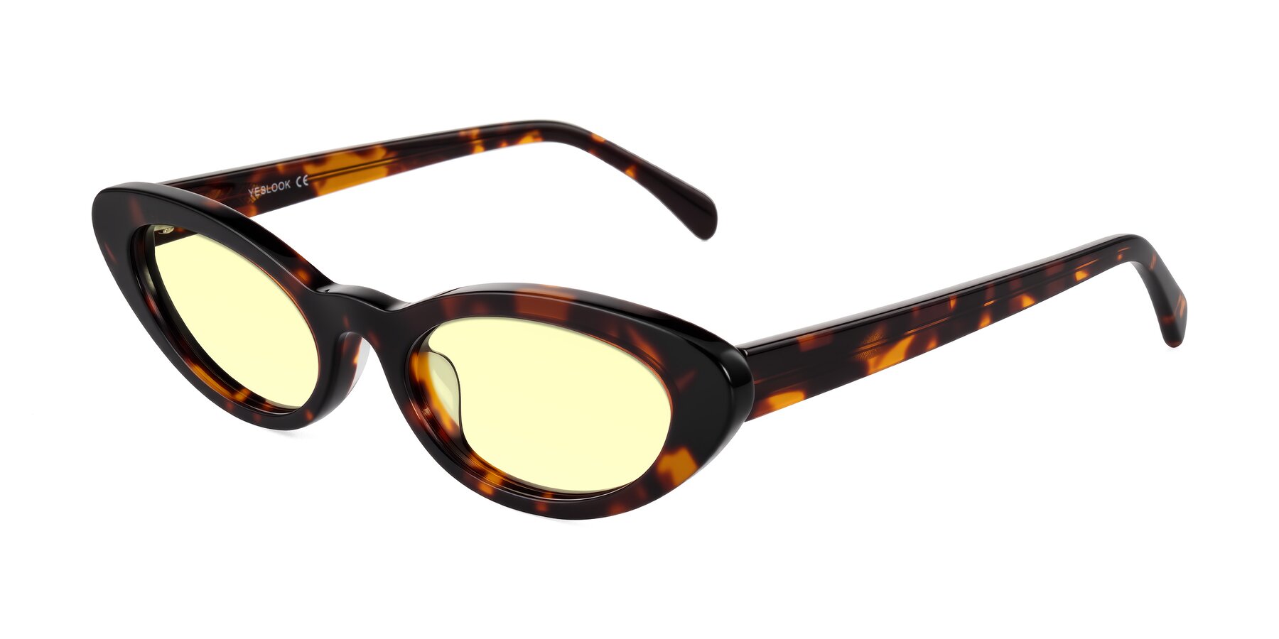 Angle of Baggot in Tortoise with Light Yellow Tinted Lenses