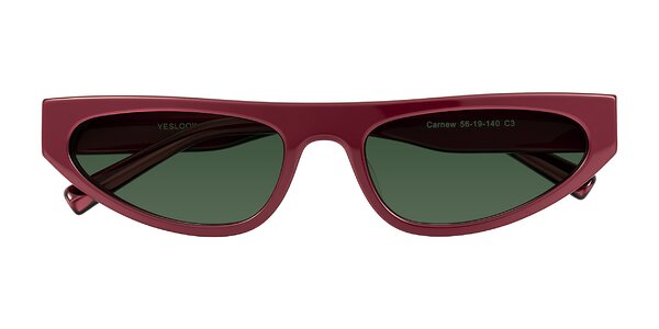 Front of Carnew in Pearlescent Burgundy